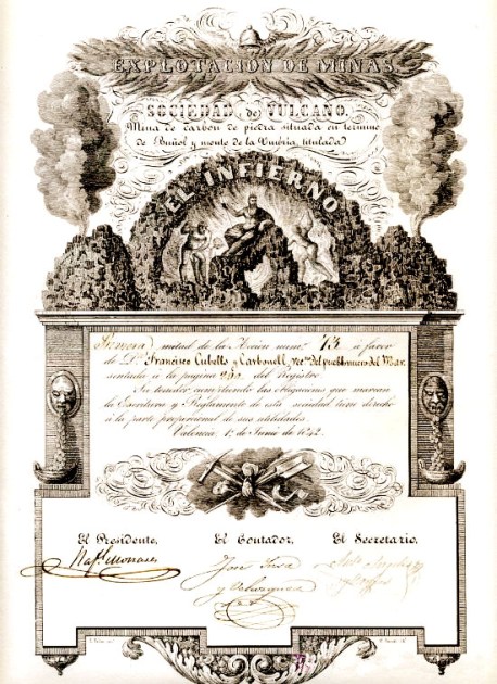 Mina ce Carbón 1842 Buñol