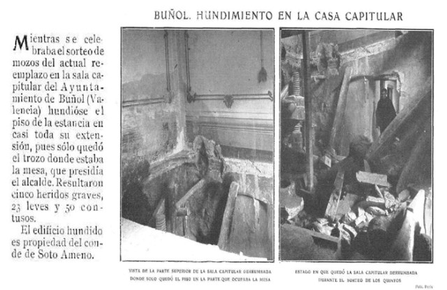 casa capitular  hundimiento 1909