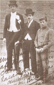 Llapisera con sus socios